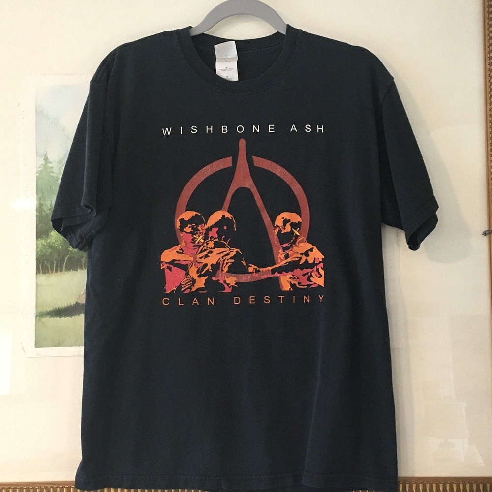 Concert T-Shirt Wishbone Ash Size Medium 2006 Tour Clan Destiny